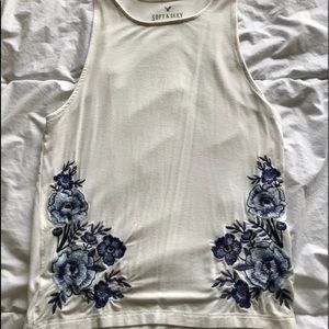 American Eagle High Neck Tank